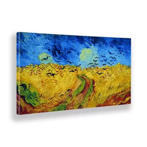 Quadro Campo Di Grano Con Voli Di Corvi Vincent Van Gogh Wdesign