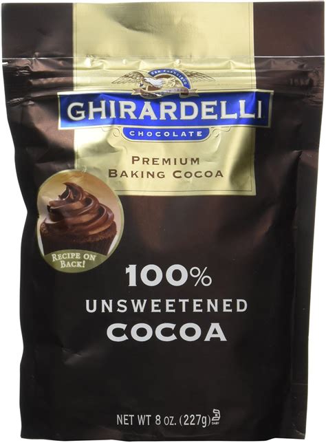 Ghirardelli Premium Baking Cocoa Unsweetened Oz Pack Of