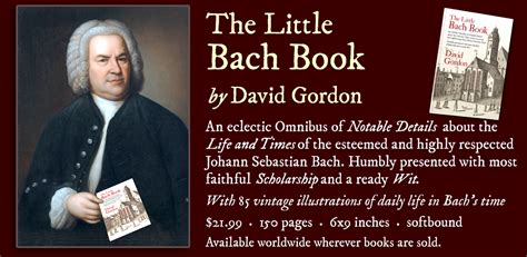 The Little Bach Book By David Gordon