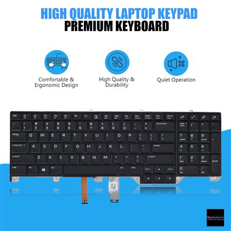 Replacement Laptop Keyboard For Dell Alienware R Alienware R