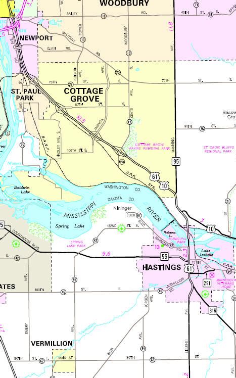 Hastings Minnesota Map - Zip Code Map