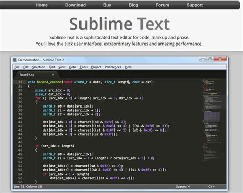 sublime text   sophisticated text editor  code markup  prose