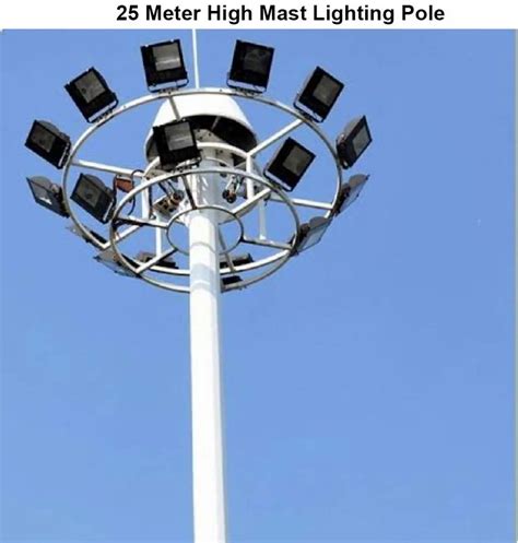 Mild Steel Multi Arm Meter High Mast Lighting Pole At Rs Piece