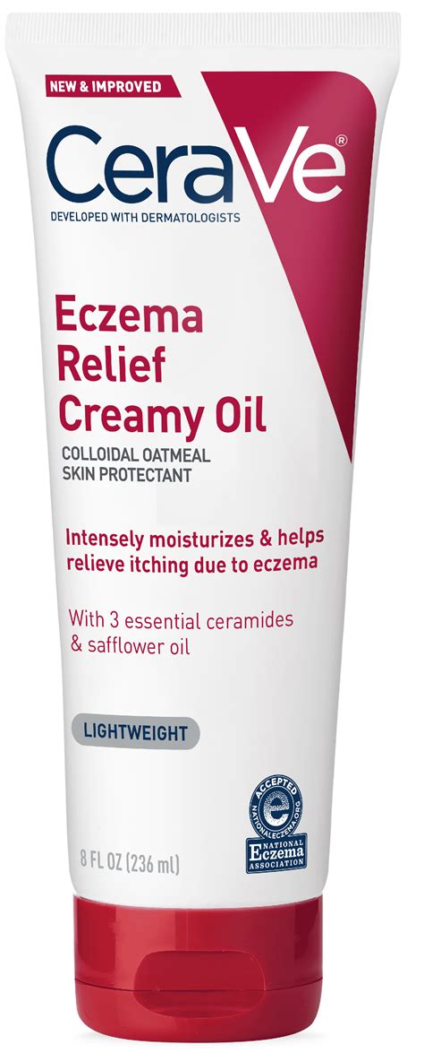 CeraVe Eczema Creamy Oil for Dry, Itchy Skin, 8 oz - Walmart.com ...