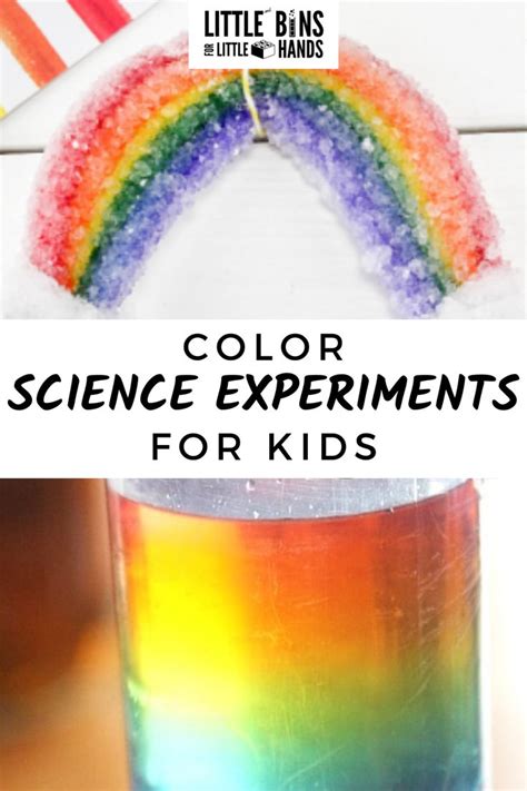 20 Color Science Experiments Little Bins For Little Hands Science Experiments Cool Science