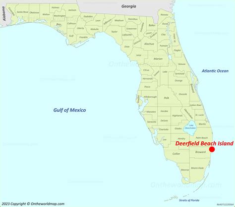 Deerfield Beach Island Map | Florida, U.S. | Detailed Maps of Deerfield ...