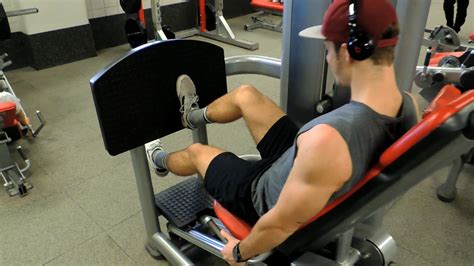 Single Leg Seated Leg Press Youtube