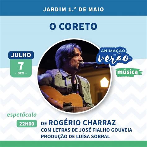 Rog Rio Charraz Apresenta Em Gr Ndola O Espet Culo Coreto E Cultura