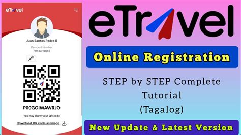 Etravel Online Registration New Latest Version Youtube