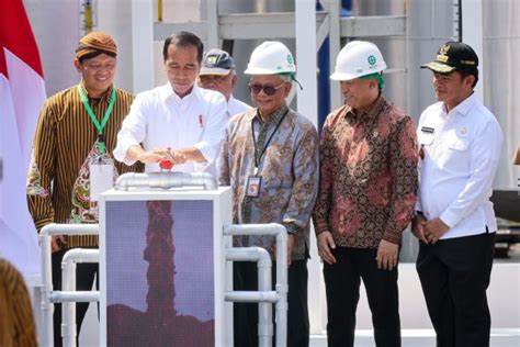 Presiden Jokowi Resmikan Pabrik Minyak Makan Merah Di Sumut