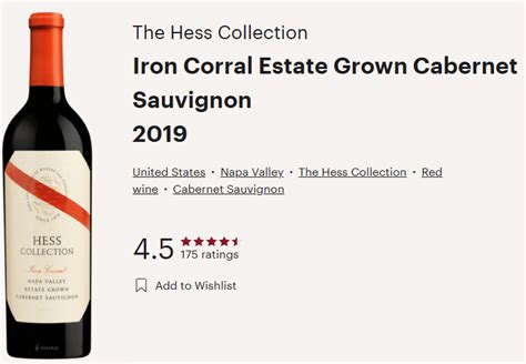 The Hess Collection Iron Corral Estate Grown Cabernet Sauvignon