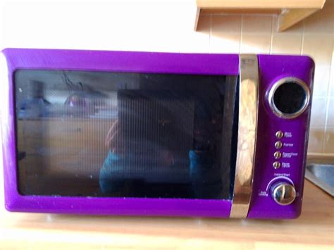 PURPLE MICROWAVE OVEN-LAST CHANCE TO BUY | in Sandy, Bedfordshire | Gumtree