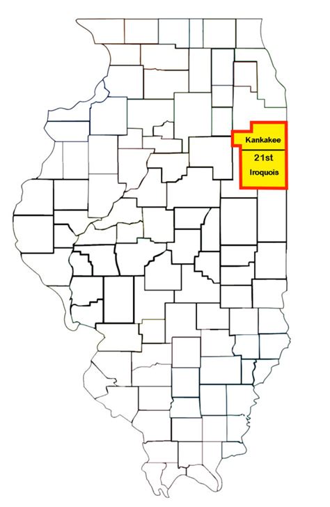 Illinois Judicial Circuit Court District Map 21st Judicial Circuit Court