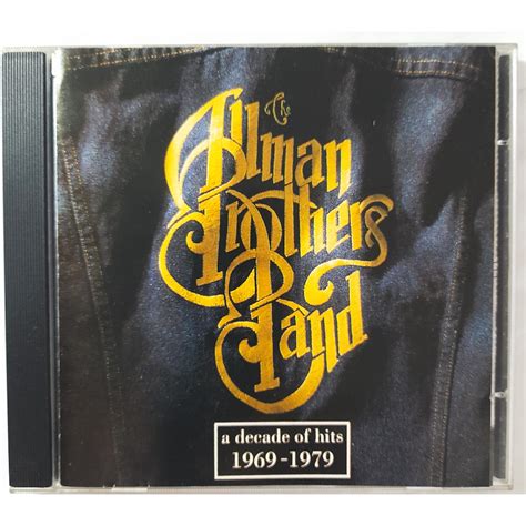 Cd The Allman Brothers Band A Decade Of Hits Usado Em Timo