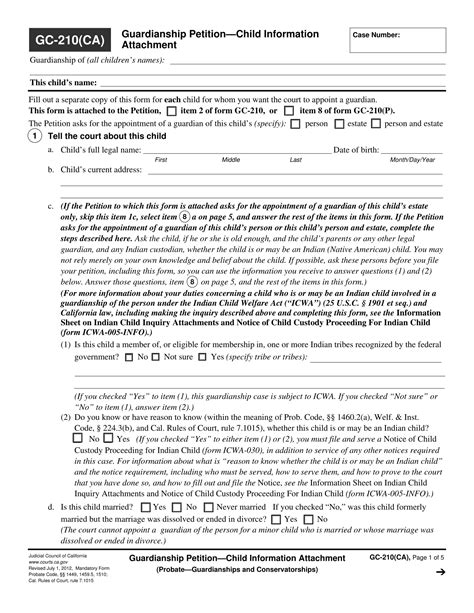 Free 17 Guardianship Forms That Protect Your Child In Pdf Ms Word