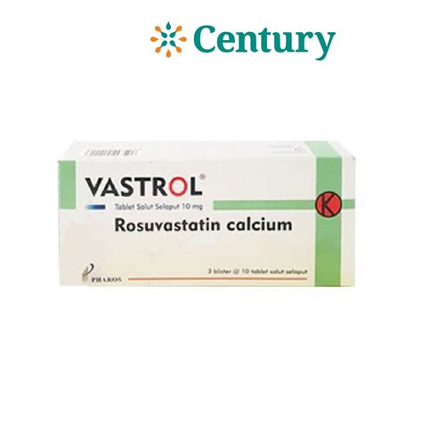 Jual VASTROL 1 STRIP 10 TABLET ROSUVASTATIN CALCIUM 10 MG JANTUNG