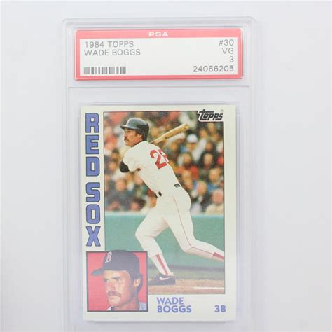 Topps Wade Boggs Red Sox Psa Vg Property Room