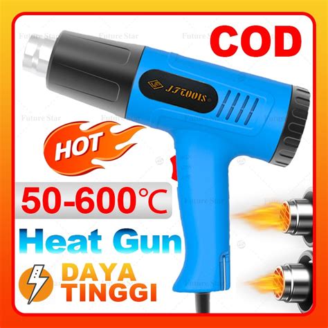 Jual Hot Air Heat Gun Portable Mini W H L Pro Senapan Panas Kontrol Suhu Ganda Pistol Angin