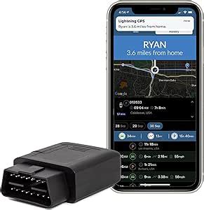 Lightning Gps Obd Ii Real Time Gps Tracker For Vehicles Car Gps