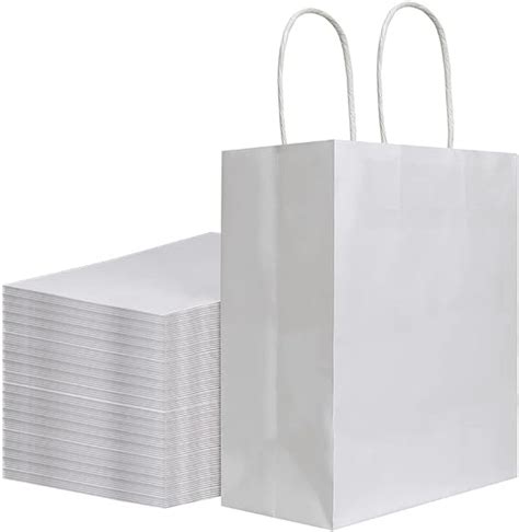 Amazon Bagmad Pcs Pack X X Inch Medium White Kraft Paper