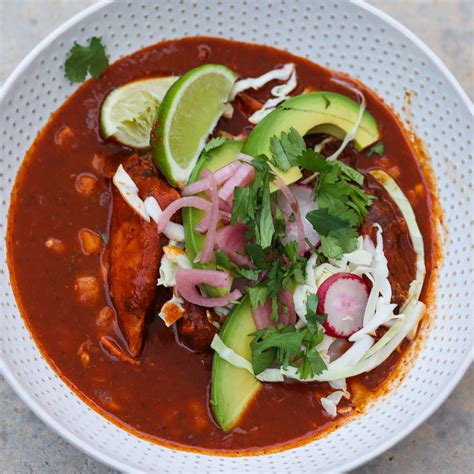 Smoked Chicken Pozole Rojo - Food Fidelity