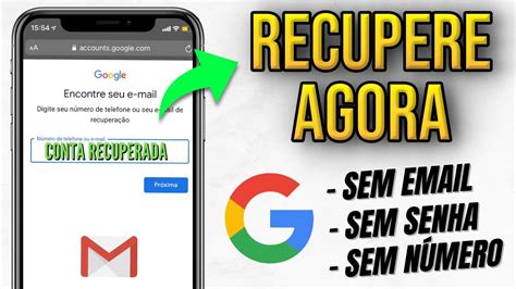 Como Recuperar A Sua Conta Do Google Sem Email Sem Senha E N Mero