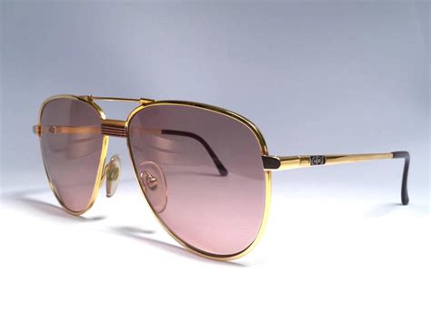 Christian Dior Monsieur Titanium Gold Optyl Germany Sunglasses At 1stdibs