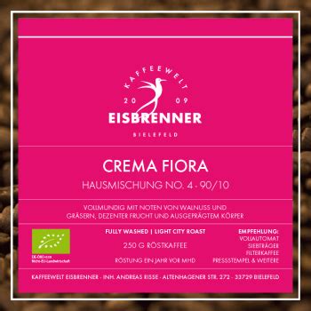Créma Fiora Bio - Kaffeewelt Eisbrenner