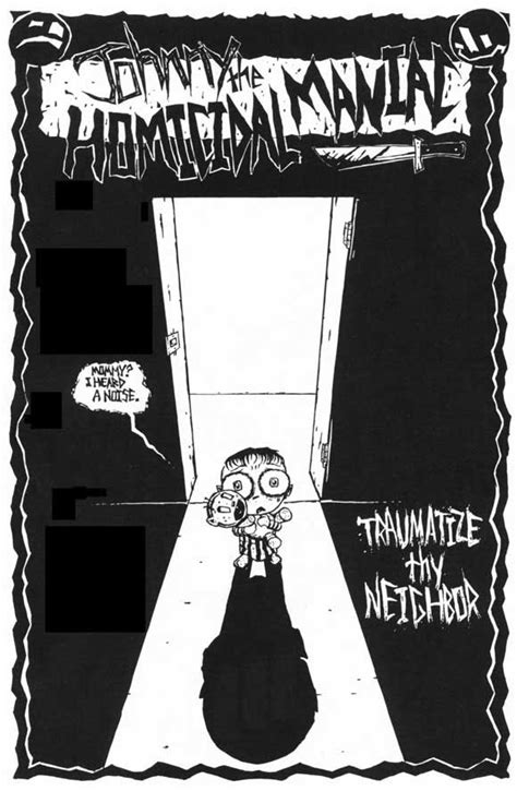 Rare Comics Johnny The Homicidal Maniac First Print