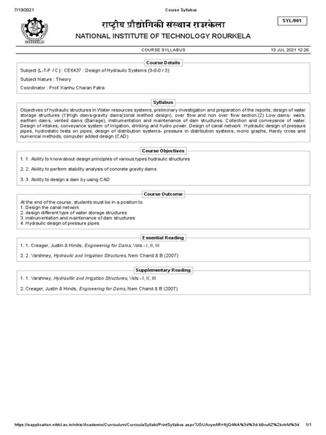 Design of Hydraulic Systems | PDF | Dam | Hydraulics