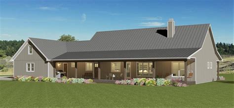 4 Bed Farmhouse Ranch House Plan With Two Bonus Rooms 28946JJ