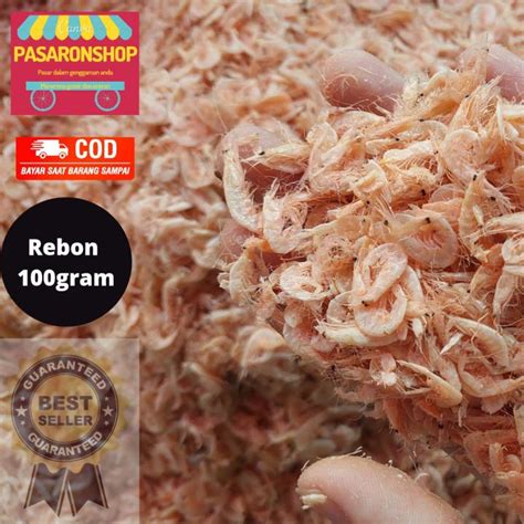 Rebon 100gram Rebon Murah Ikan Asin Rebon Rebon Rebon Asin