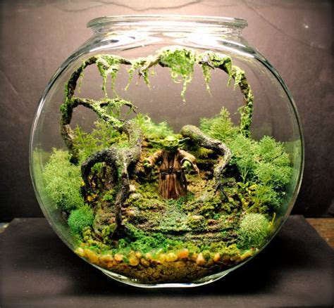 Yoda Bowl Deluxe Zen Garden Dagobah Terrarium Diorama Someone Buy