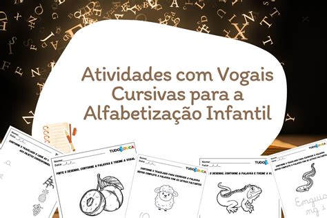 Atividades De Coordenação Motora Com As Vogais Para Imprimir