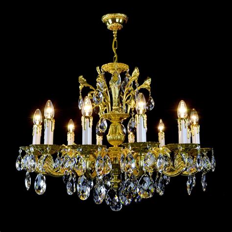 Brass Chandeliers - TRADICE — WRANOVSKY - Bohemian Crystal Chandeliers ...