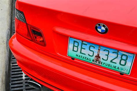 Bmw Merah Dipamerkan Di Royals Auto Moto Show Di Marikina Filipina Foto