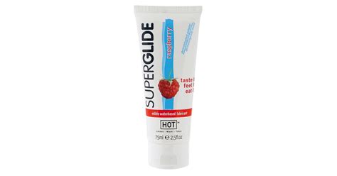 Hot Superglide Raspberry Ml Edible Lubricant Waterbased Lubrykant Na Bazie Wody Malinowy