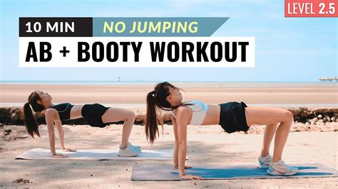 10 Min Abs And Booty Workout No Jump No Rest No Repeat │ 虐腹提臀居家运动（无器材