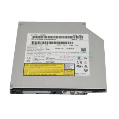 Panasonic Uj A Laptop Mm Tray Load Sata Dvdrw Burner From China