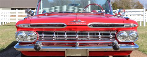 1959 Chevy Impala Convertible Red | S and S Classic Cars