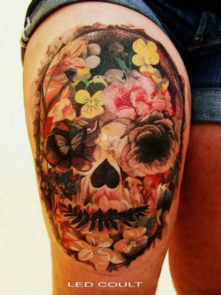 25 Sugar Skull Tattoo Designs Skullspiration