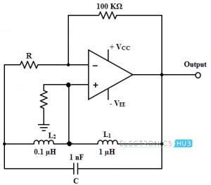 Hartley Oscillator-Working,Design using Op-Amp - ElectronicsHub USA