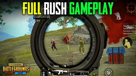 Full Rush Pubg Lite Full Rush Gameplay Best Chicken Dinner Youtube