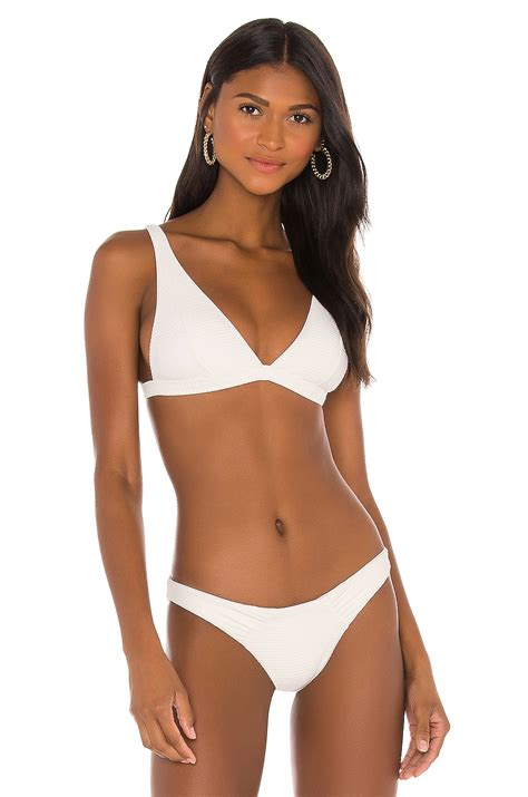 Lspace Nina Bikini Top In Cream Revolve