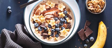 Smoothie bowl proteico de chocolate y plátano Vitamins Protein