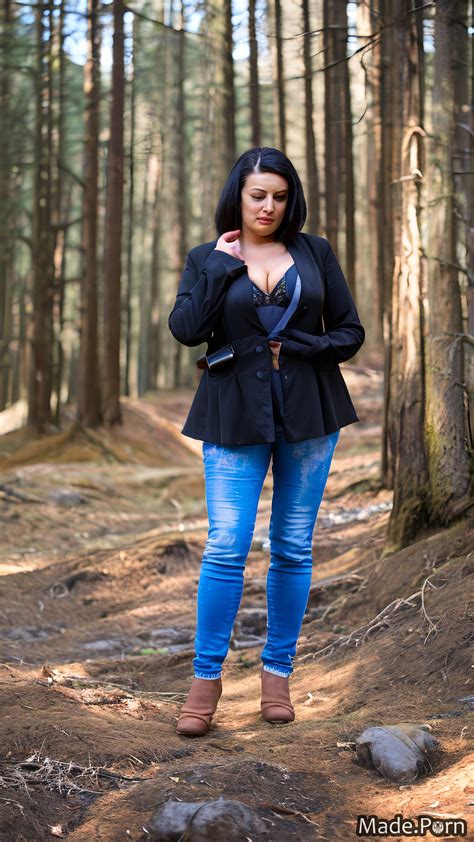 Porn Image Of Blue Fully Clothed Road Saggy Tits Big Tits Bobcut Forest Created By AI