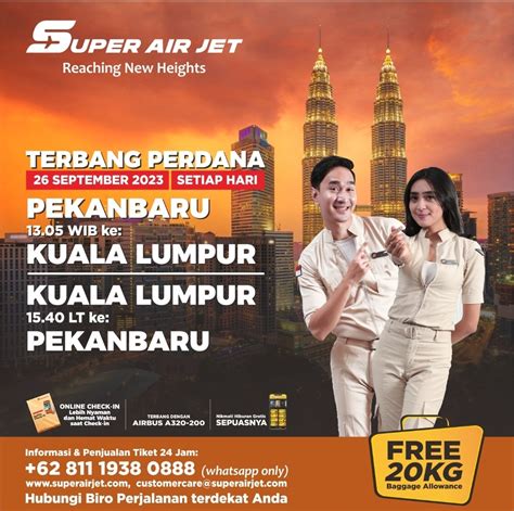 September Ceria Ceriakan Penerbanganmu Ke Luar Negeri Super Air Jet