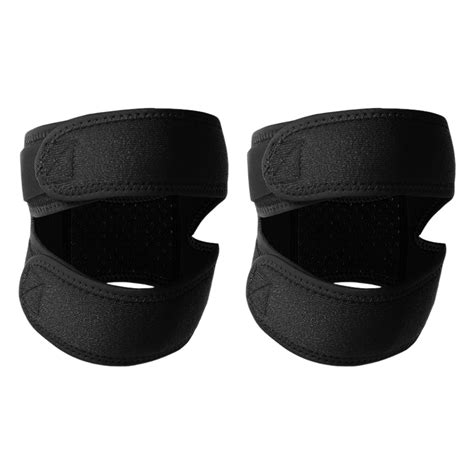 Hyasfey 2 Pcs Patella Knee Strap Adjustable Knee Brace for Men Women