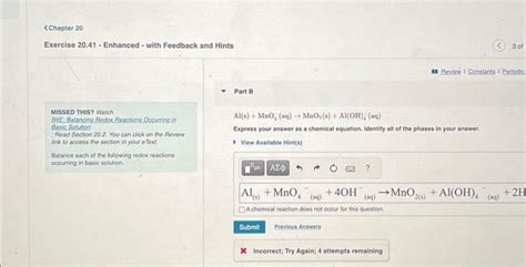 Solved balance each of the following redox reactions | Chegg.com 