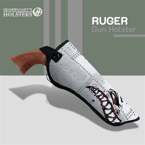 Ruger Super Blackhawk 44 Rem Mag Caliber 7.5" Barrel Hip Holster Gun ...